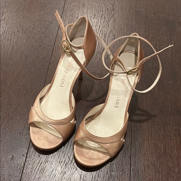 yuyo brujo Shoes - Yuyo Brujo light pink nude strappy tango Women's Heels size 38